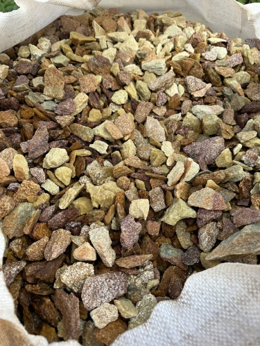 Златолит персиковый декоративная каменная крошка купить в Тольятти