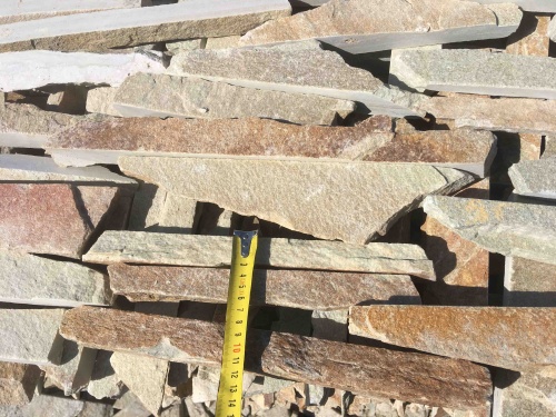 Горбушка златолит золотистый для облицовки купить в Тольятти