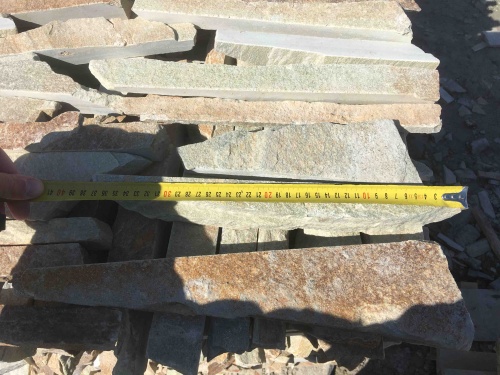 Горбушка златолит золотистый для облицовки купить в Тольятти