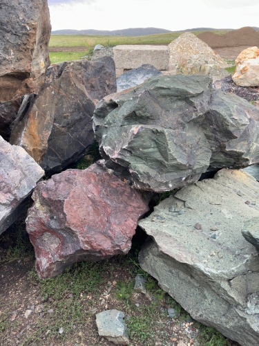 Камни для ландшафтного дизайна зелёные 10-60 килограмм купить в Тольятти