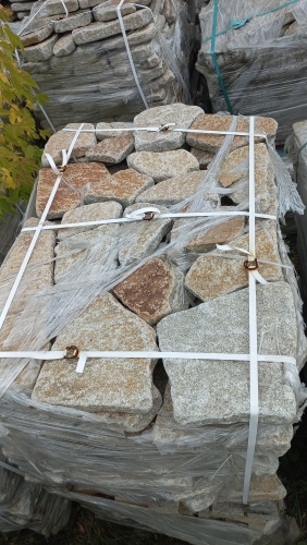 Плитняк галтованный гранитный для ландшафтного дизайна купить в Тольятти