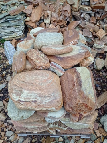 Златолит жёлтый, жёлто-зелёный глыбки и валуны для ланшафтного дизайна купить в Тольятти