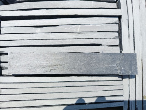 Плитка чёрная из натурального камня фасадная 30 см * 5 см, толщина 7 мм -30 мм купить в Тольятти