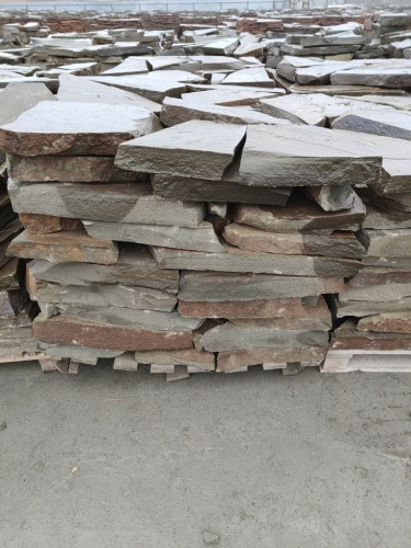 Плитняк песчаник серо-зелёный для мощения 60-65 мм купить в Тольятти