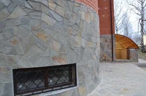 Плитняк златолит Уральский  для фасада купить в Тольятти